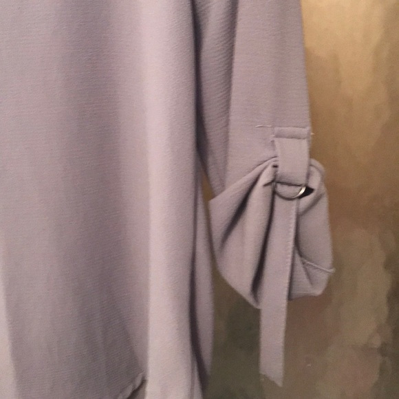 💋NWOT. 💄Beautiful Gray Blouse by Miaoran💄 - Picture 2 of 4